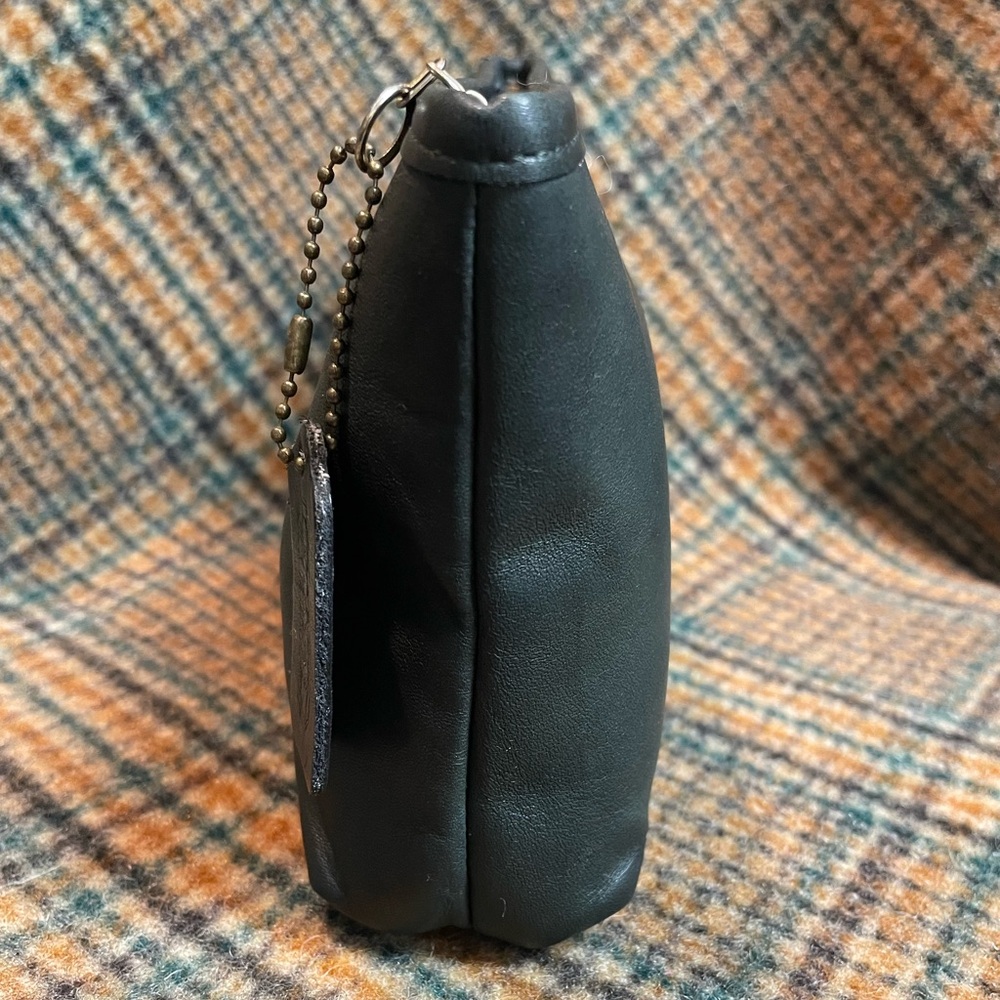 Coach 80s Bottle Green Curved Cosmetic Case #7166 - Picture 3 of 8